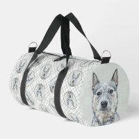 Australian Cattle Dog Blue Heeler Original Dog Art