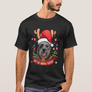 Australian Cattle Dog Blue Heeler Reindeer Christm T-Shirt