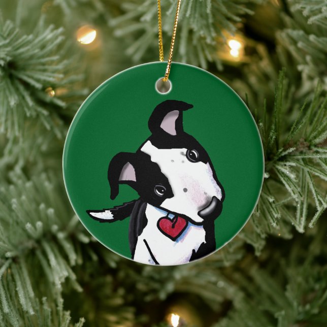 Australian Cattle Dog Ceramic Tree Decoration (Tree)