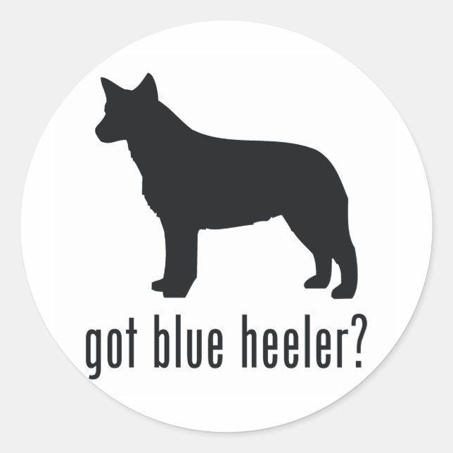 Australian Cattle Dog Classic Round Sticker (Front)