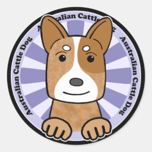 Australian Cattle Dog Classic Round Sticker
