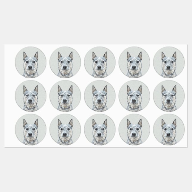 Australian Cattle Dog - Cute Original Dog Art (Sheet)