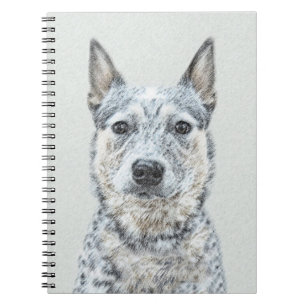 Australian Cattle Dog - Cute Original Dog Art Notebook