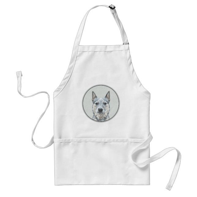 Australian Cattle Dog - Cute Original Dog Art Standard Apron (Front)