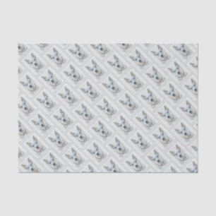 Australian Cattle Dog - Cute Original Dog Art Tissue Paper