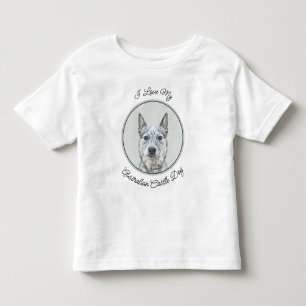Australian Cattle Dog - Cute Original Dog Art Toddler T-Shirt