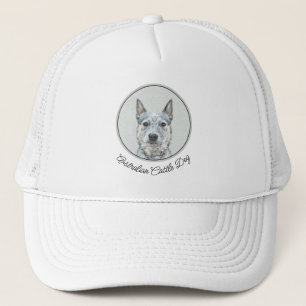 Australian Cattle Dog - Cute Original Dog Art Trucker Hat