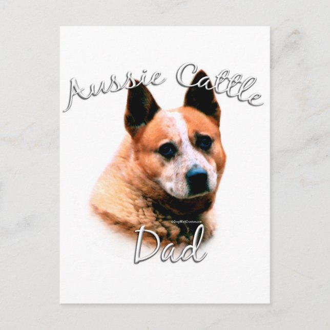 Australian Cattle Dog Dad 2 Postcard (Front)