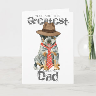 Australian Cattle Dog Dad Card