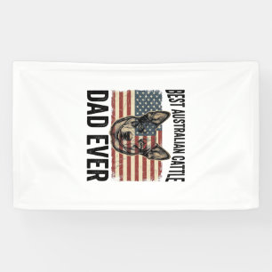 Australian Cattle Dog Dad Patriotic Vintage Shirt  Banner