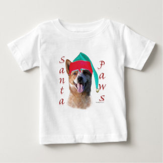 Australian Cattle Dog Dog Santa Paws Baby T-Shirt