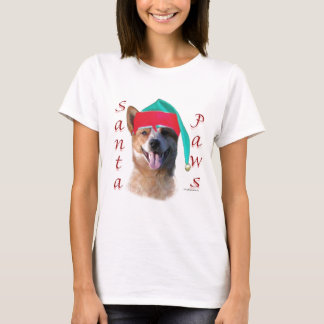 Australian Cattle Dog Dog Santa Paws T-Shirt
