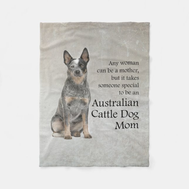 Australian Cattle Dog Fleece Blanket (Front)