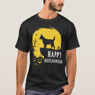 Australian Cattle Dog Full Moon Red Blue Heeler Ha T-Shirt