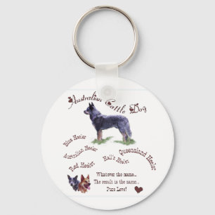 Australian Cattle Dog Gifts Key Ring
