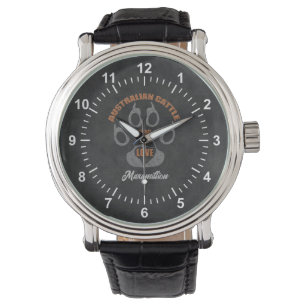 Australian Cattle Dog Grey Custom Watch