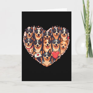 Australian Cattle Dog Heart Valentine Australian C Card