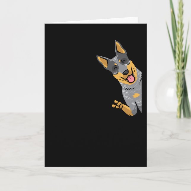 Australian Cattle Dog Heeler Card (Front)