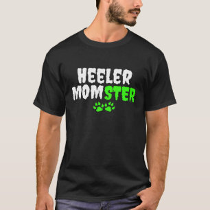 Australian Cattle Dog Heeler Mum Momster Halloween T-Shirt