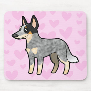 Australian Cattle Dog / Kelpie Love Mouse Mat
