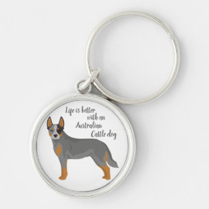 Australian Cattle dog Key Ring