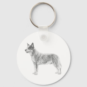 Australian Cattle Dog Key Ring