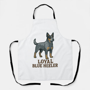 Australian Cattle Dog Loyal Blue Heeler Apron