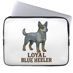 Australian Cattle Dog Loyal Blue Heeler Laptop Sleeve