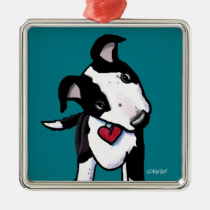 Australian Cattle Dog Metal Tree Decoration