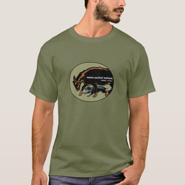 Australian Cattle Dog - Mind Moves Matter T-Shirt (Front)