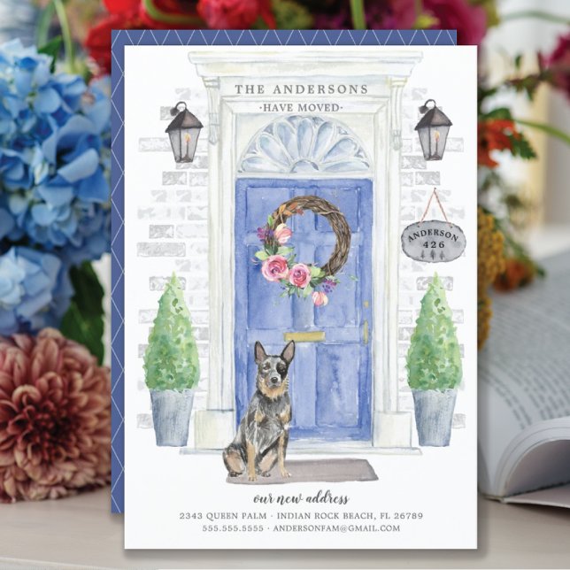 Australian Cattle Dog Moving Announcement Postcard (Creator Uploaded)