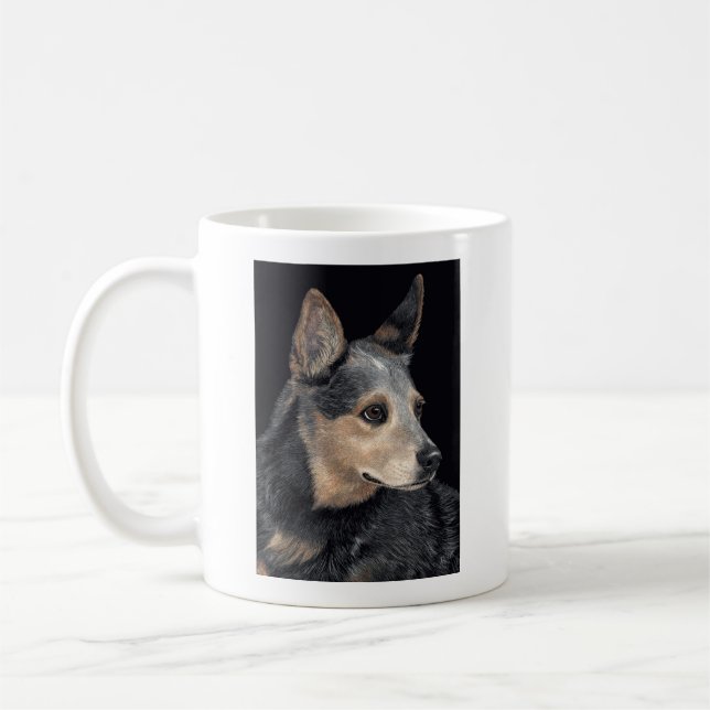Australian Cattle Dog Mug - "Quigley" (Left)