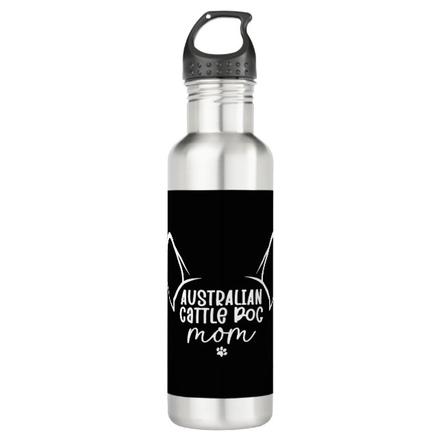 Australian Cattle Dog Mum 710 Ml Water Bottle (Front)