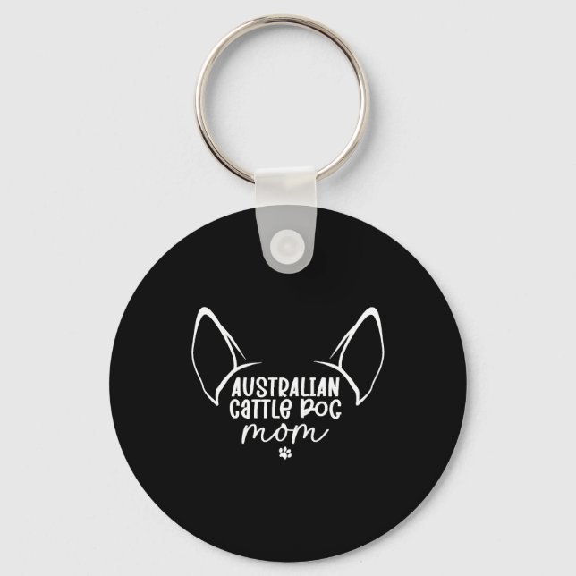 Australian Cattle Dog Mum Key Ring (Front)