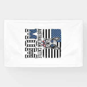 Australian Cattle Dog Mum Patriotic Vintage Shirt_ Banner