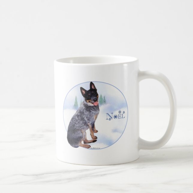 Australian Cattle Dog Noel Coffee Mug (Right)