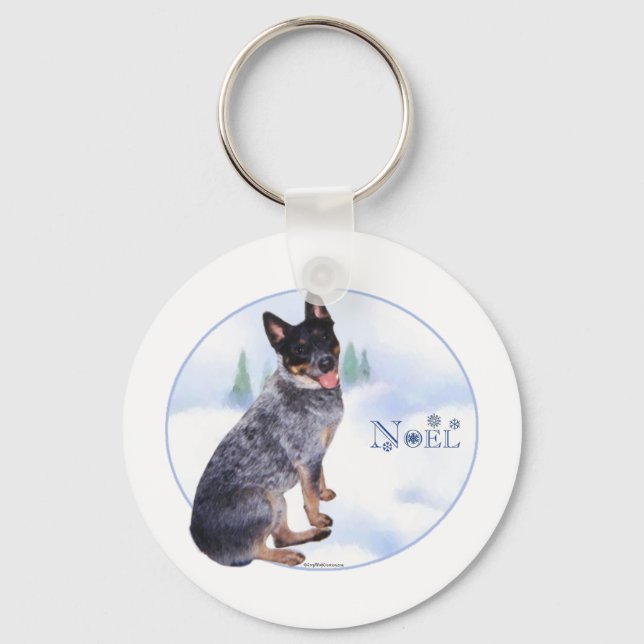 Australian Cattle Dog Noel - Keychain (Front)