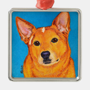 Australian Cattle Dog Ornament - "Red"