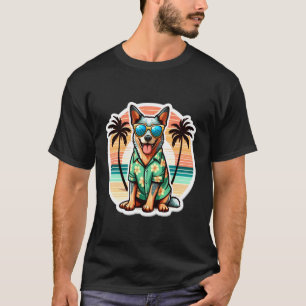 Australian Cattle Dog Owner Summer Vibes Vacation  T-Shirt