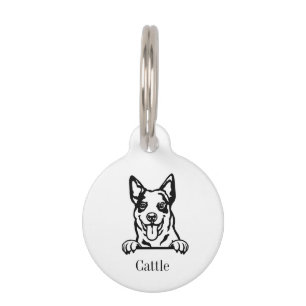 Australian Cattle dog personalised name tag