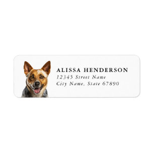 Australian Cattle Dog Return Address Labels