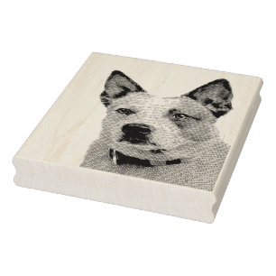 Australian Cattle Dog Rubber Stamp