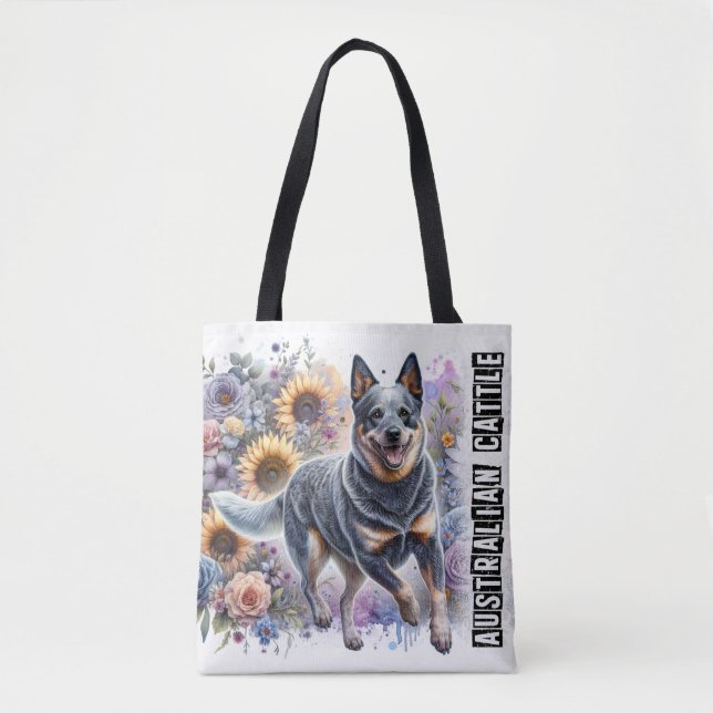 Australian Cattle Dog Tote Bag (Front)