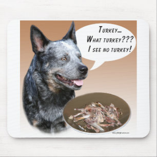 Australian Cattle Dog Turkey Mouse Mat