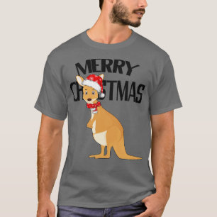 Australian Christmas Cute Kangaroo T-Shirt