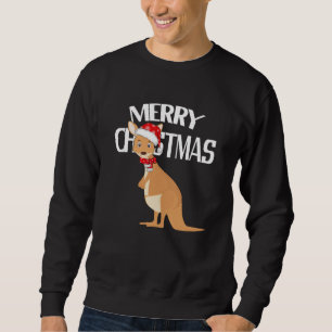 Australian Christmas Kangaroo Sweatshirt