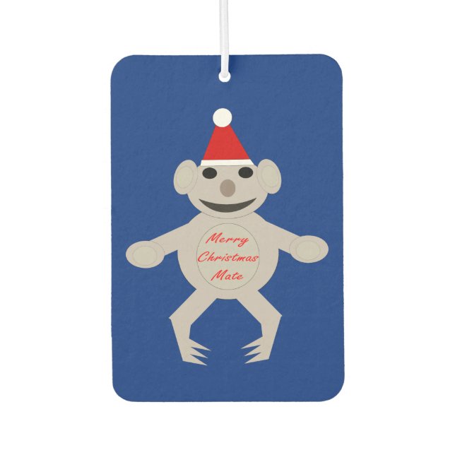 Australian Christmas Koala Bear Air Freshener (Front)