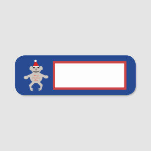 Australian Christmas Koala Bear Name Tag