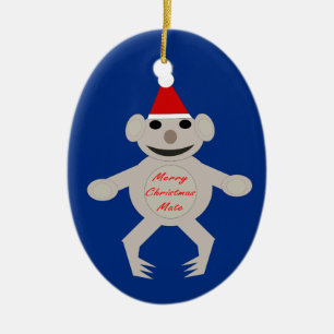 Australian Christmas Koala Bear Ornament