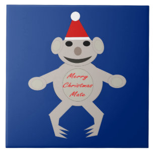 Australian Christmas Koala Bear Tile
